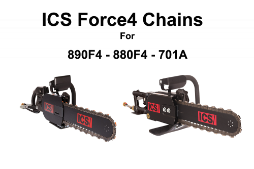 ICS Force4 Chains for 890F4  880F4 & 701A Saws 10 - 25
