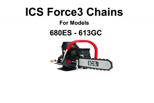 ICS Force 3 Series Chains 12 - 14 for ICS 680ES-GC & 613GC
