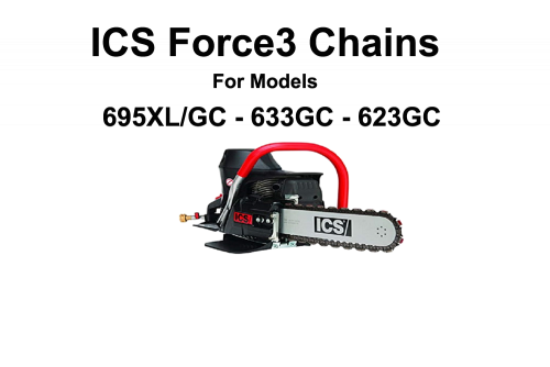 ICS Force 3 Series Chains 12 - 16 for ICS  695-633-623 (GC)