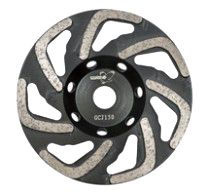 940-06H Turbo Style Cup Wheel for Hilti Grinder 6 w/ 3/4 Arbor