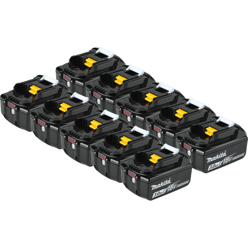 BL1830B-10 18V LXT® Lithium‑Ion 3.0Ah Battery, 10/pk