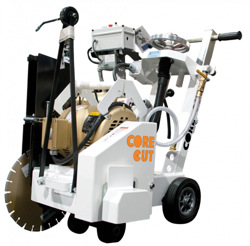 Core cut electric clearance concrete saw