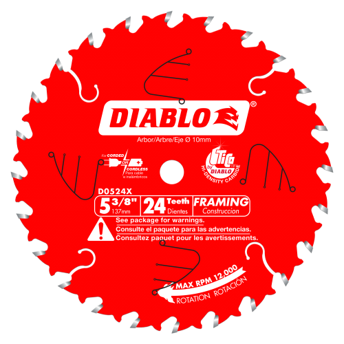 Diablo Framing Blades 5 3/8 - 8 1/4