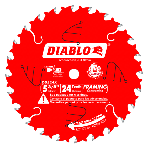 Diablo Framing Blades 5 3/8" 8 1/4" PR Diamond