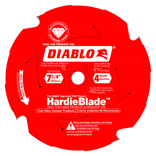 Diablo HardieBlade -Fiber Cement Cutting 5 - 12
