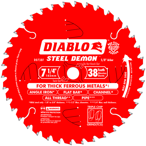 DIABLO - 7-1/4 X 36 TOOTH STEEL/METAL