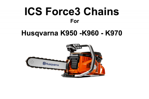 ICS Force 3 Chains 12-16 fit Husqvarna Concrete Chainsaws