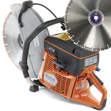 Husqvarna K770   Saw Packages with 1 or 10 Blades