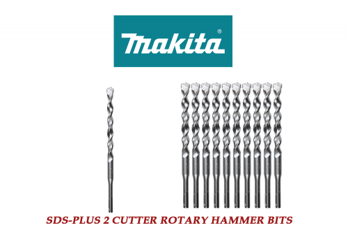 Makita SDS-Plus 2 Cutter Rotary Hammer Carbide Bits 5/32 -1