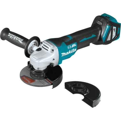 Makita XAG21ZU 18V LXT® Lithium‑Ion Brushless Cordless 4‑1/2” / 5 Paddle Switch Cut‑Off/Angle Grinder, with Electric Brake and AWS™, Tool Only