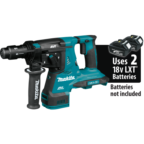 Makita XRH11Z  X2 LXT® Lithium‑Ion (36V) Brushless Cordless 1‑1/8 AVT® Rotary Hammer, accepts SDS‑PLUS bits, AFT®, AWS™ Capable, Tool Only