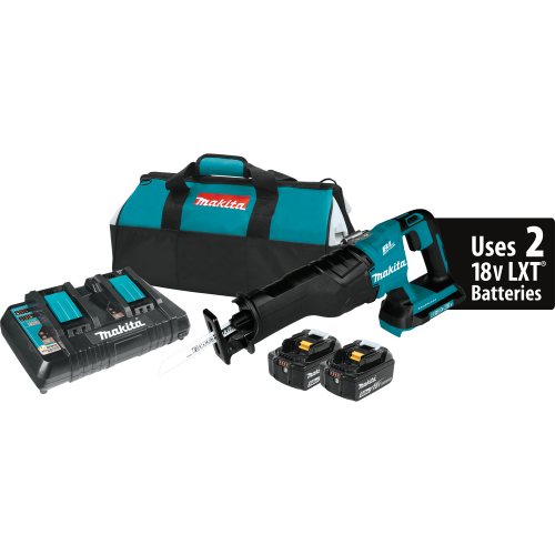 Makita XRJ06PT 18V X2 LXT® Lithium‑Ion (36V) Brushless Cordless Recipro Saw Kit (5.0Ah)