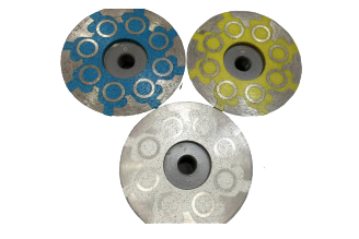 # 925 Supreme Resin Filled Stone Cup Wheels 4  Fine - Medium - Coarse Grit