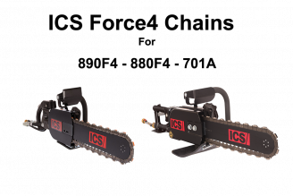 ICS Force4 Chains for 890F4  880F4 & 701A Saws 10" - 25"