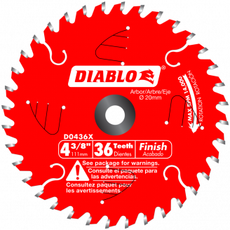 Diablo Finish Blades 4 1/2" - 8 1/4"