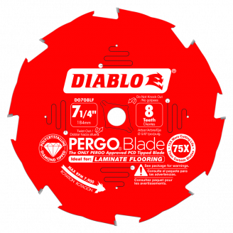 Diablo PergoBlade Laminate 7 1/4" - 12"