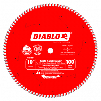 Diablo Thin Aluminum Cutting Saw Blade 10 - 14