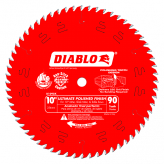 Ultimate Polished Finish Saw Blade 10" &12"