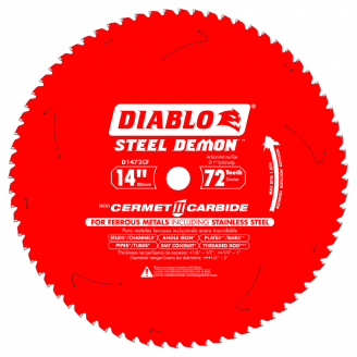 DIABLO - STEEL DEMON Medium Metal and Stainless Steel Cutting Saw Blade 14"