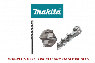 Makita SDS - Max  6 Cutter Rotary Hammer  Carbide Bits 1/2" - 1-1/2"  (13"-36" Length)