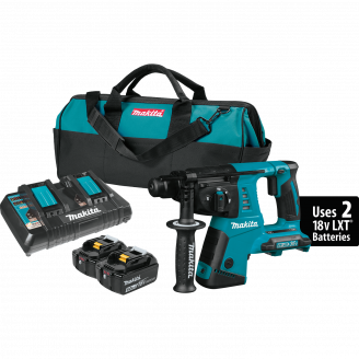 Makita XRH05PT 18V X2 LXT® Lithium‑Ion (36V) Cordless 1" Rotary Hammer Kit (5.0Ah)