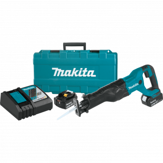 Makita XRJ04T 18V LXT® Lithium‑Ion Cordless Recipro Saw Kit (5.0Ah)