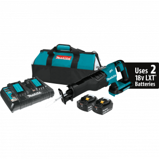 Makita XRJ06PT 18V X2 LXT® Lithium‑Ion (36V) Brushless Cordless Recipro Saw Kit (5.0Ah)